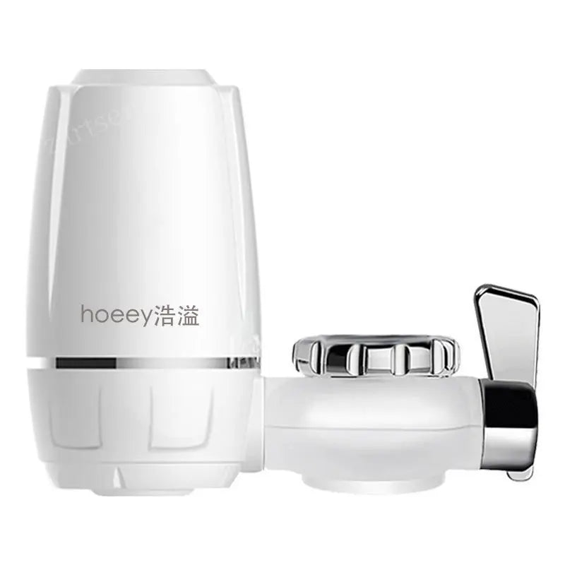Faucet Water Purifier with Washable Ceramic Filter Cartridge Tap Water Filter for Household Kitchen Faucet Percolator