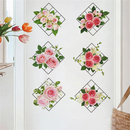 3D Green Plantes Wall Sticker 3D Natural Wind Green Plantes Wall Stickers on Butterflies for Wall Butterflies Wall Stickers