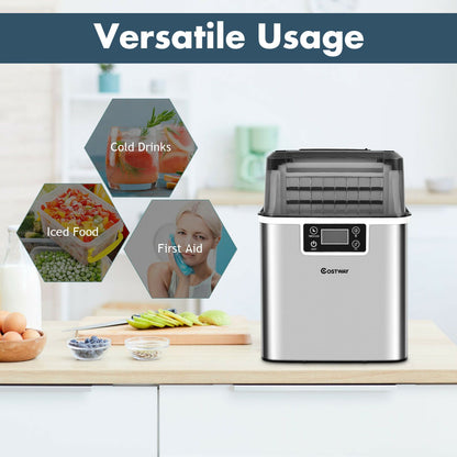 Countertop Portable Ice Cube Maker 18KG / 24H