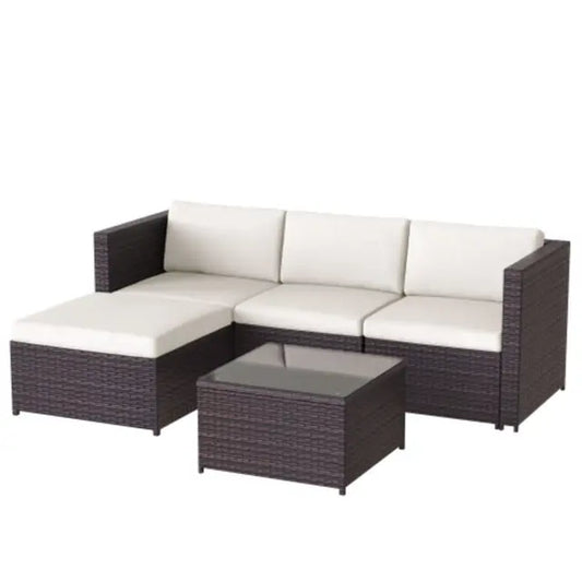 Garden Corner Sofa Rattan Garden Furniture Patio Set Garden Entertaining Set Garden Rattan Furniture Lounge Set