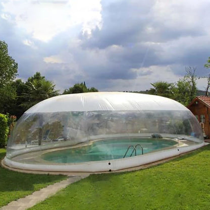 FUNWORLD Outdoor Customized Inflatable Clear Swimming Pool Cover Transparent Pool Dome