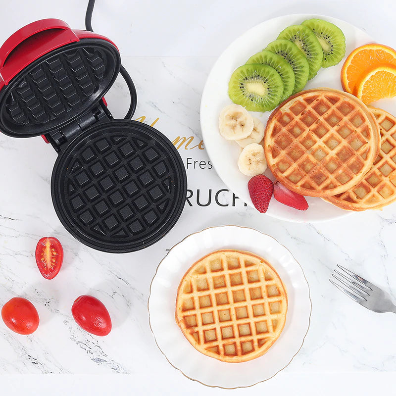 110V&220V Electric Mini Waffles Maker Machine Kitchen Cooking Appliance for Kids Breakfast Dessert Pot Small Fried Eggs