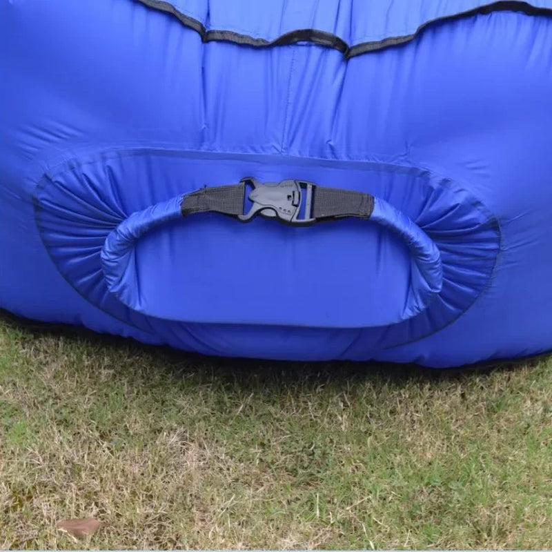 200Kg Loading Inflatable Sofa Nylon Single Layer Fast Inflatable Sofa Outdoor Camping Inflatable Bed Camping Bed