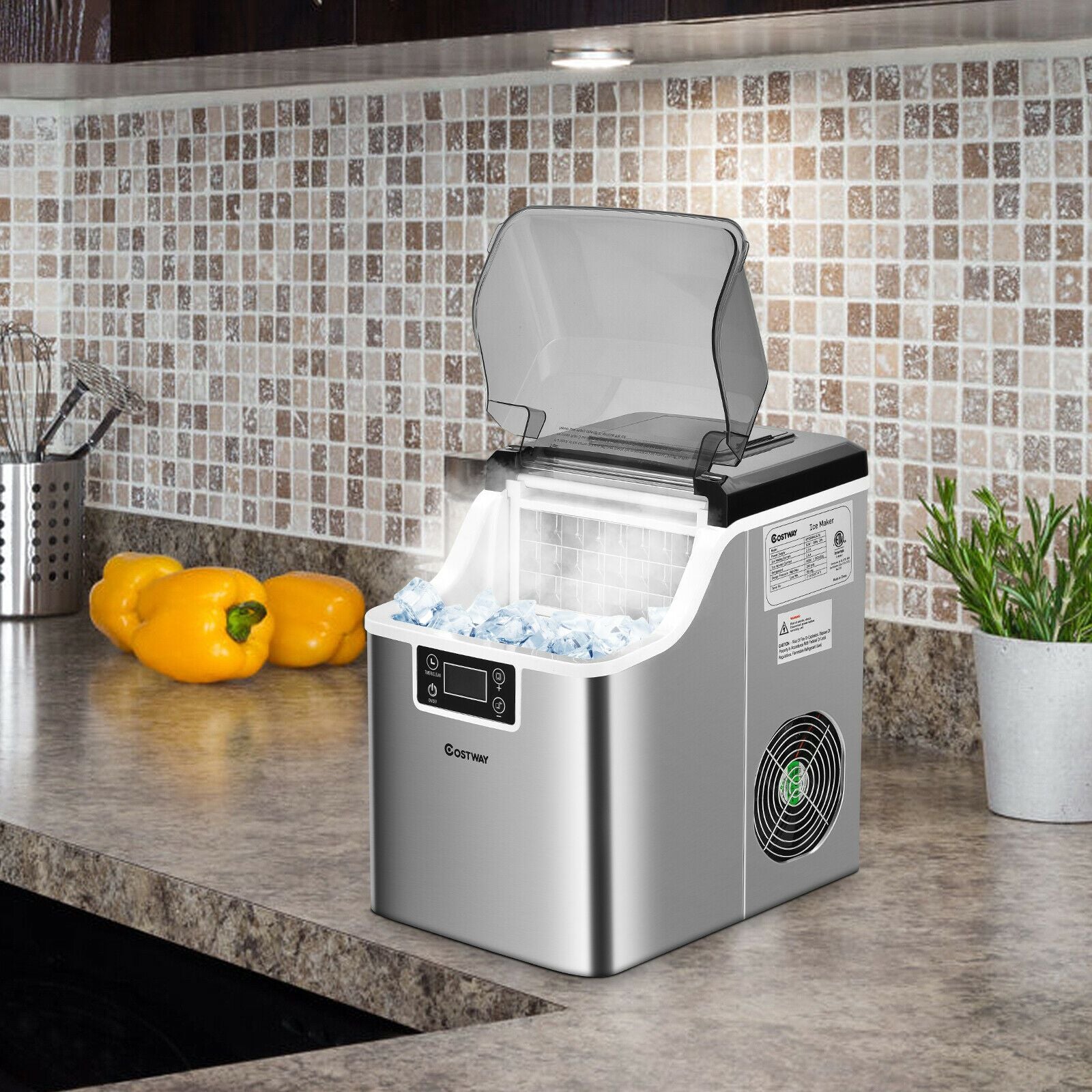 Countertop Portable Ice Cube Maker 18KG / 24H