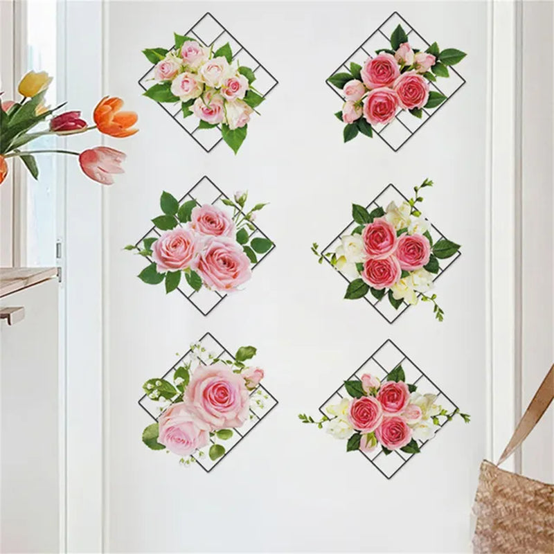 3D Green Plantes Wall Sticker 3D Natural Wind Green Plantes Wall Stickers on Butterflies for Wall Butterflies Wall Stickers